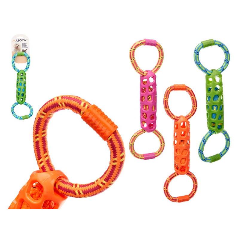 DOUBLE RING TEETHING RING ASSORTED 3