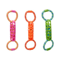 DOUBLE RING TEETHING RING ASSORTED 3