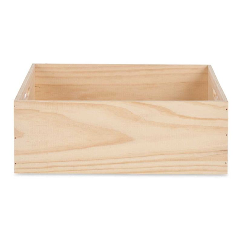 SCATOLA DI LEGNO CHIUSA 40 X 35 CM