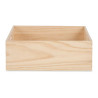 SCATOLA DI LEGNO CHIUSA 40 X 35 CM