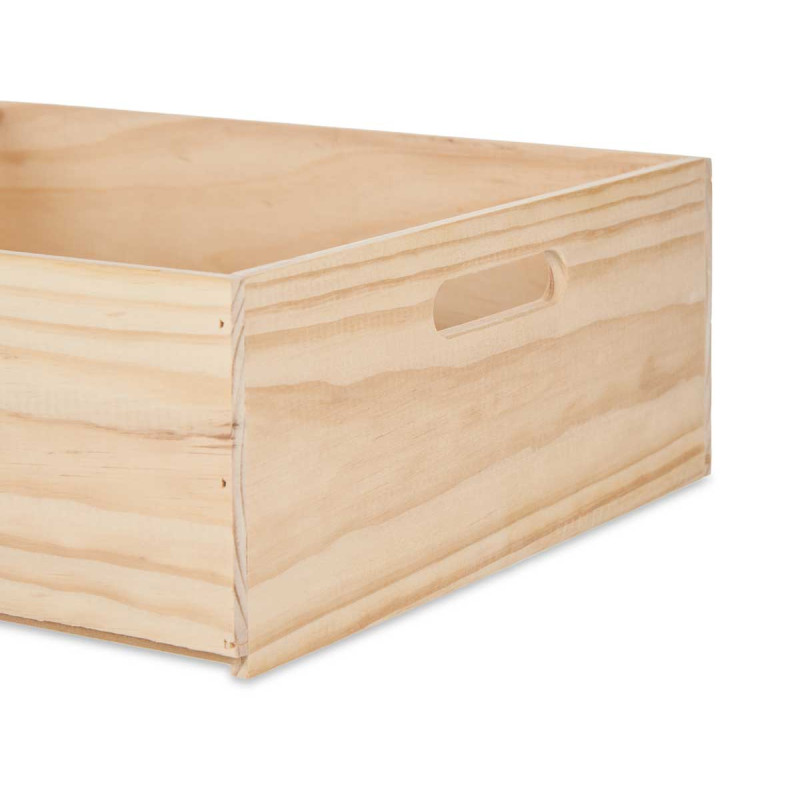 SCATOLA DI LEGNO CHIUSA 40 X 35 CM