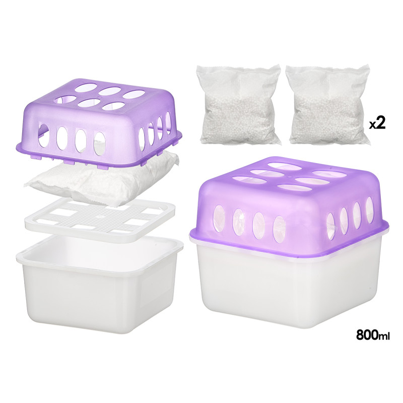 ABSORVENTE HUMIDADE LAVANDA 800ML 2X400G