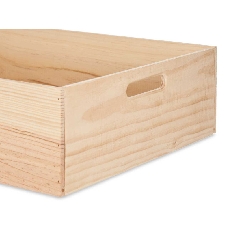 SCATOLA DI LEGNO CHIUSA 60 X 40 CM