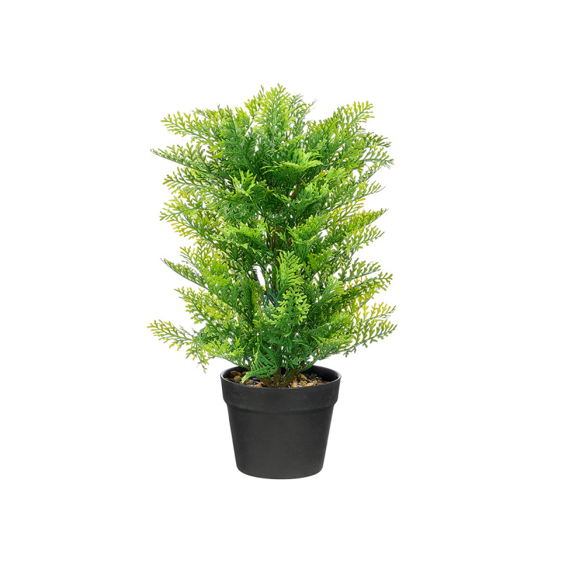 GREEN LEAF PLANT POT STONE 48CM