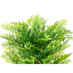 VASO PLANTA FOLHA VERDE PEDRA 48CM