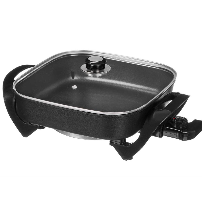 ELECTRIC MULTIFUNCTION SQUARE PAELLA PAN 1500W