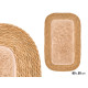 TAPIS JUTE ANTIDÉRAPANT RECT BEIGE 80X50CM