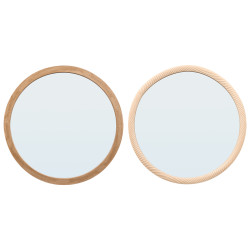 MIROIR ROND ASSORTI 2 64CM