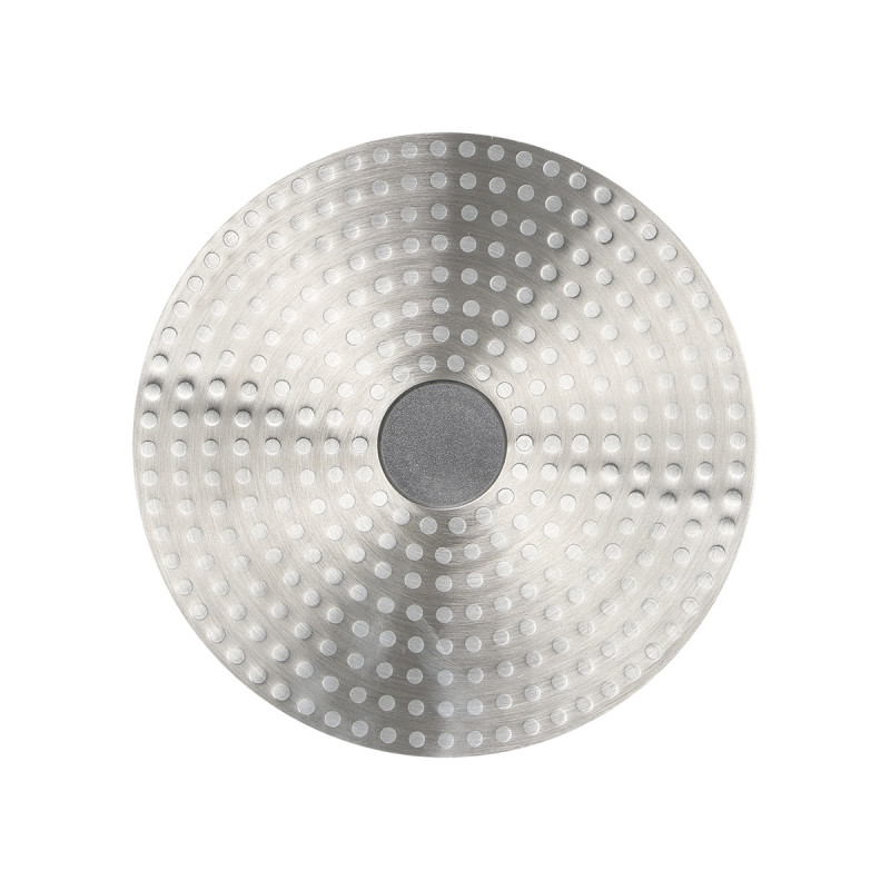 30 cm black aluminum paella pan with handles