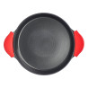 PADELLA PAELLA ALLUMINIO 35 CM NERA MANIGLIE