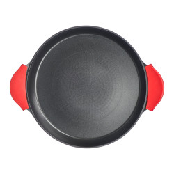 PADELLA PAELLA INDUZIONE ALLUMINIO NERO 39 CM MANI