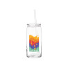COPO VIDRO TAMPA PALHINHA REFRIGERANTES 600ML