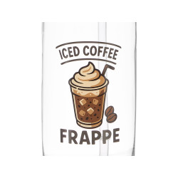 CANECA VIDRO TAMPA PALHINHA CAFE 600ML