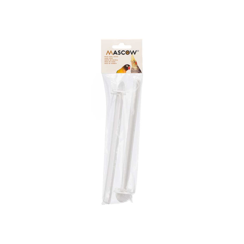 SET 2 STICKS CAGE ACCESSORY WHITE 