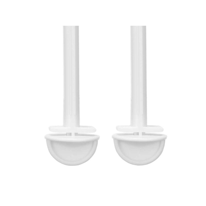 SET 2 PALO ACCESORIO JAULA BLANCO