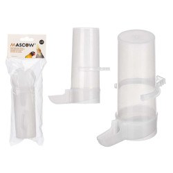 ABREUVOIR DE CAGE POUR OISEAUX BL TRANSP 100ML 