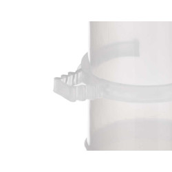 PET DRINKING FOUNTAIN FOR CAGE 100ML WHITE TRANS