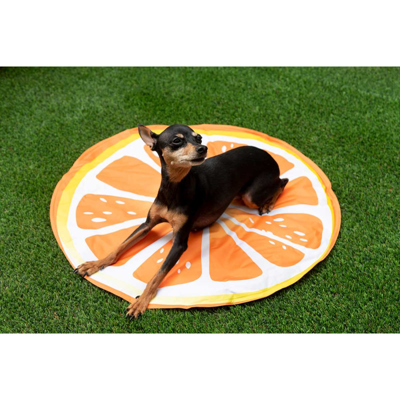 ALFOMBRA REFRESCANTE MASCOTA NARANJA 60CM
