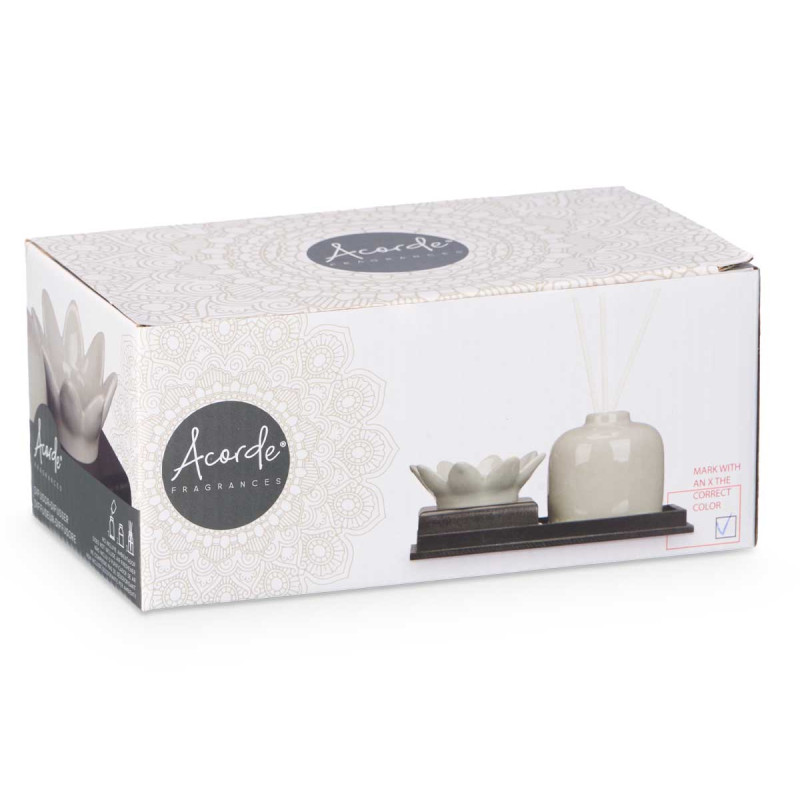 DIFFUSORE AMBIENTE PORTACANDELA FIORE ASS 2
