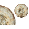 PLATO PORCELANA HONDO 21CM MARRON PIEDRA