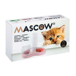 COMEDOURO E BEBEDOURO PLASTICO FORMATO GATO SORT 3