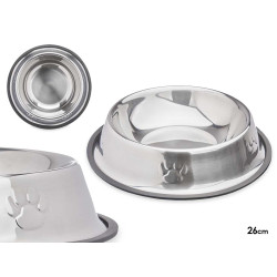 MANGEOIRE METAL 26CM EMPREINTES CAOUTCHOUC