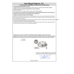 COMEDERO MASCOTA METALICO 26CM HUELLAS GOMA