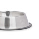 COMEDERO MASCOTA METALICO 18CM HUELLAS GOMA
