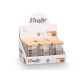 SQUARE BOROSILICATE JAR BAMBOO LID COFFEE 1,2L