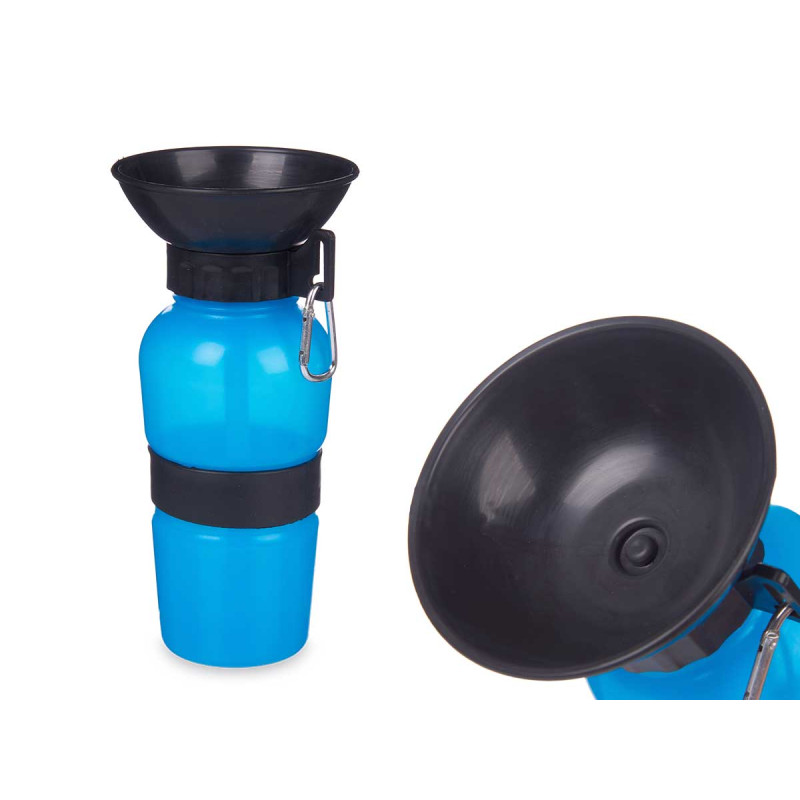 ABREUVOIR PORTABLE 500ML NOIR BLEU MIXTE
