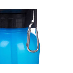 BEBEDERO PORTATIL MASCOTA 500ML NEGRO AZUL MIXTO