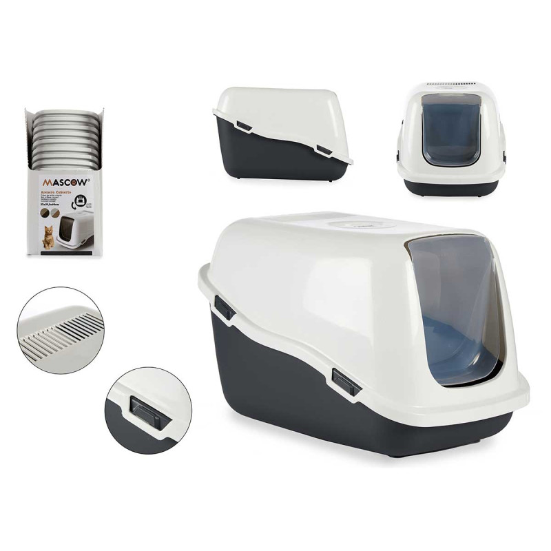 LETTIERA COPERTA PLASTICA CON FILTRO ANTRACITE