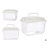 WHITE 24X17CM MEDIUM FISH TANK WITH HANDLE