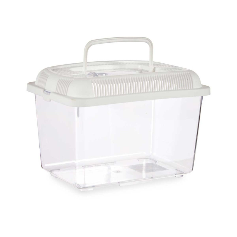 AQUARIUM MOYEN 24X17CM AVEC POIGNÉE BLANCHE