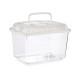 WHITE 24X17CM MEDIUM FISH TANK WITH HANDLE