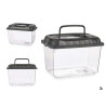 ANTHRACITE 24X17CM MEDIUM FISH TANK WITH HANDLE 