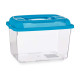 BLUE 24X17CM MEDIUM FISH TANK WITH HANDLE 