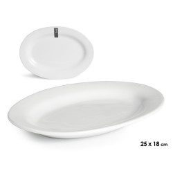 OVAL WHITE PLATE
