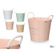 PLANTPOT HANDLES WHITE ASSORTED 4 DIAMETER 23