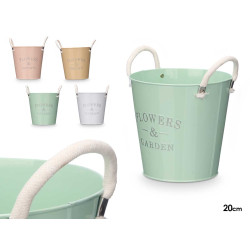 VASO MANICI BIANCHI ASS 4 COLORI DIAM 20