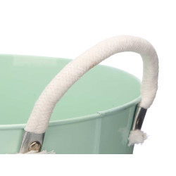 PLANTPOT HANDLES WHITE ASSORTED 4 DIAMETER 20