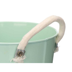 PLANTPOT HANDLES WHITE ASSORTED 4 DIAMETER 15