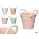 POT POIGNÉES BLANCHES ASSORT 4 COULEURS DIAM 13