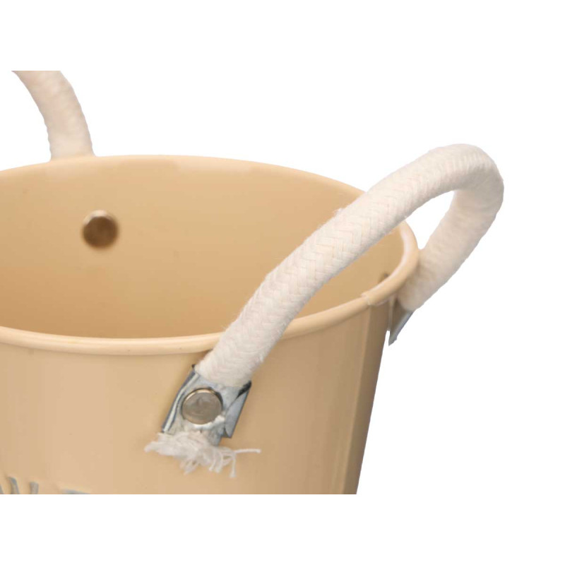 PLANTPOT HANDLES WHITE ASSORTED 4 DIAMETER 11