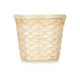 ROUNDED BAMBOO BRAIDED POT COVER 19CM 