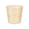 CUBRE MACETAS REDONDO BAMBU TRENZADO 25CM