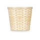 CACHE-POT ROND EN BAMBOU TRESSÉ 25CM