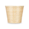 ROUNDED BAMBOO BRAIDED POT COVER 31CM 