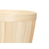 ROUNDED BAMBOO POT COVER 25CM 