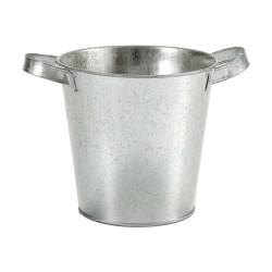 BUCKET WITH HANDLE ZINC